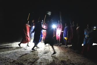 Sunset Maasai Dancing